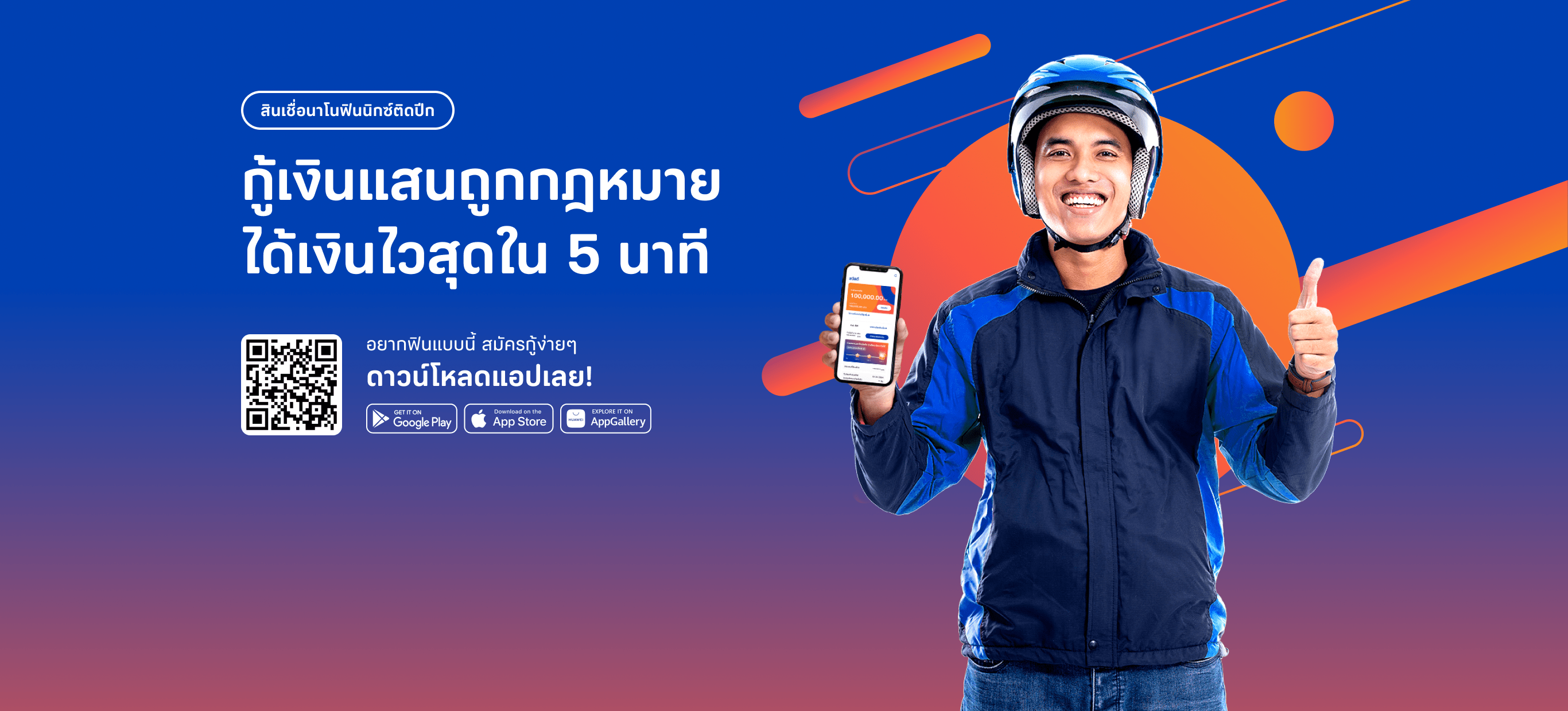 กู้เงินแสนถูกกฎหมาย ได้เงินไวสุดใน 5 นาที